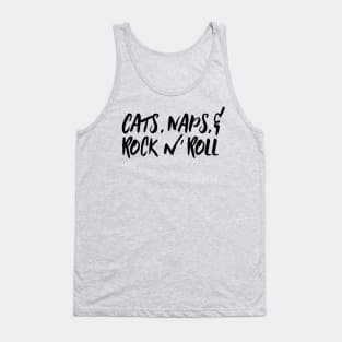 Cats, Naps & Rock n' Roll Tank Top